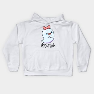 Bootiful Cute Girl Ghost Pun Kids Hoodie